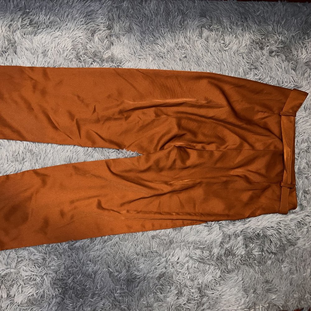 Tan Dress Tie Trousers